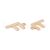 201 Stainless Steel Charms STAS-C021-06G-F-2
