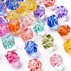 Transparent Acrylic Beads TACR-S154-15B-1