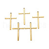 Tibetan Style Alloy Cross Large Pendants TIBEP-EAAA0100Y-AG-FF-1