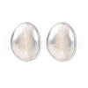 Casting Polishing 304 Stainless Steel Stud Earrings for Women EJEW-G431-01P-4