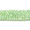 Imitation Jade Electroplate Glass Beads Strands EGLA-A039-J6mm-B01-1