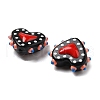 Handmade Lampwork Bumpy Beads Heart LAMP-V001-07F-3