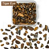 50G Natural Tiger Eye Chip Beads G-YW0001-80-2