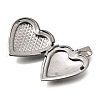 316 Stainless Steel Locket Pendants STAS-N0016-18A-P-2