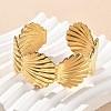 304 Stainless Steel Cuff Bangles for Women AJEW-P127-20G-2