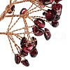 Natural Garnet Chips Tree of Life Decorations DJEW-C016-02D-2