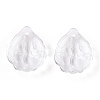 Transparent Glass Petal Beads GLAA-N001-13-4