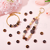 SOFPLATE 20Pcs Natural Tiger Eye European Beads G-SP0001-01B-02-4