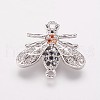 Brass Cubic Zirconia Links KK-P134-50P-1