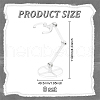 Clear Plastic Model Assembled Action Figure Display Holders ODIS-WH0030-72C-2