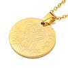 Constellation Pendant Necklaces NJEW-S422-04G-03-2