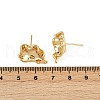 Brass Stud Earrings Findings KK-B137-14G-3