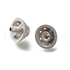 925 Sterling Silver Micro Pave Clear Cubic Zirconia Screw Clasps STER-M018-07P-2