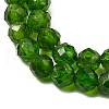 Natural Green Diopside Beads Strands G-NH0046-A01-02-4