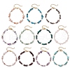 Natural Mixed Gemstone Chip Beaded Bracelets for Women BJEW-JB11742-2
