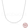Anti-Tarnish 925 Sterling Silver Satellite Chains Necklaces HR8525-6-1