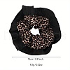 Retro Leopard Print Cloth Elastic Hair Accessories KF6386-2