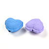 Rubberized Style Acrylic Beads SACR-N018-16-2
