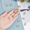 Unicraftale 10Pcs 304 Stainless Steel Connector Charms STAS-UN0055-08-4