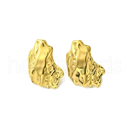 304 Stainless Steel Stud Earrings for Women EJEW-D111-01C-G-1