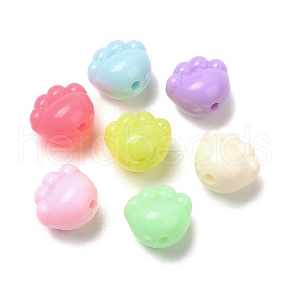 Opaque Acrylic Beads OACR-A020-10-1