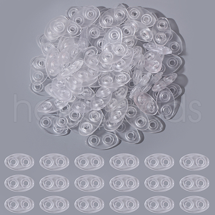 CHGCRAFT 100Pcs Plastic Connector Charms KY-CA0001-58A-1