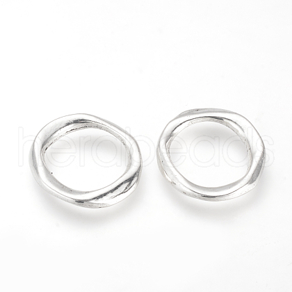 Tibetan Style Alloy Linking Rings TIBE-Q070-35AS-RS-1