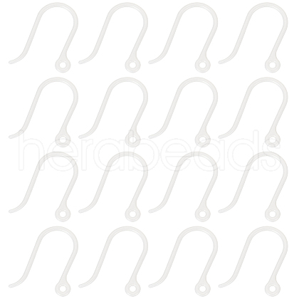 SUNNYCLUE 200Pcs Plastic Earring Hooks KY-SC0001-81B-1