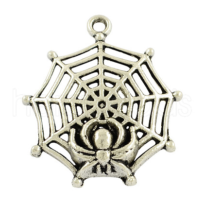 Tibetan Style Alloy Pendants X-TIBEP-A5579-AS-NR-1