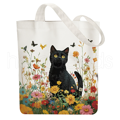 Canvas Women's Tote Bags ABAG-WH0057-002-1