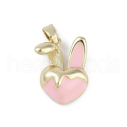 Brass Enamel Pendants KK-Z078-11G-1