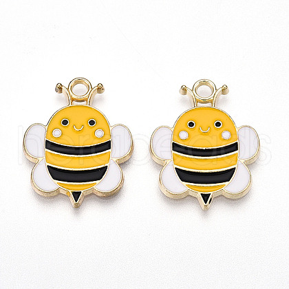 Alloy Enamel Pendants ENAM-B050-02G-1