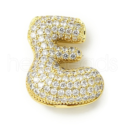 Rack Plating Brass Cubic Zirconia Pendants KK-S378-02G-E-1
