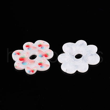 Printed Acrylic Pendants OACR-T028-07A-1