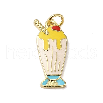 Rack Plating Brass Enamel Pendants KK-S372-03B-01-1