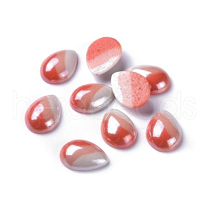 Opaque Glass Cabochons GGLA-S038-02A-10x14-1