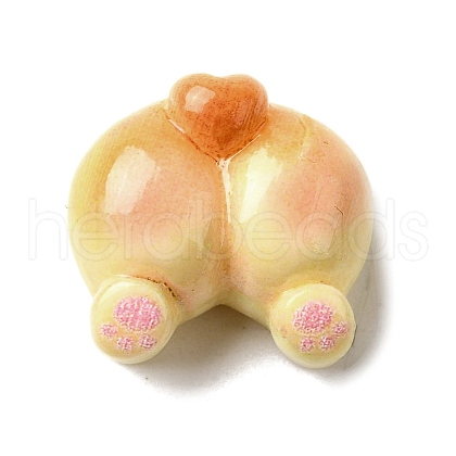 Cute Opaque Resin Cabochons RESI-L046-C02-1