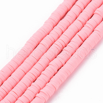 Handmade Polymer Clay Bead Strands X-CLAY-T002-4mm-71-1