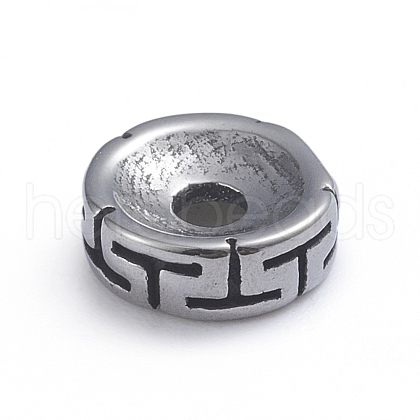 Retro 304 Stainless Steel Spacer Beads X-STAS-L243-040AS-1