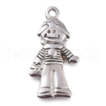 Tarnish Resistant 304 Stainless Steel Pendants STAS-P252-01P-1