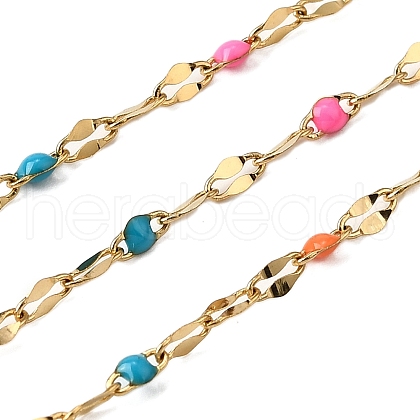 304 Stainless Steel Dapped Chains CHS-H036-01G-04-1