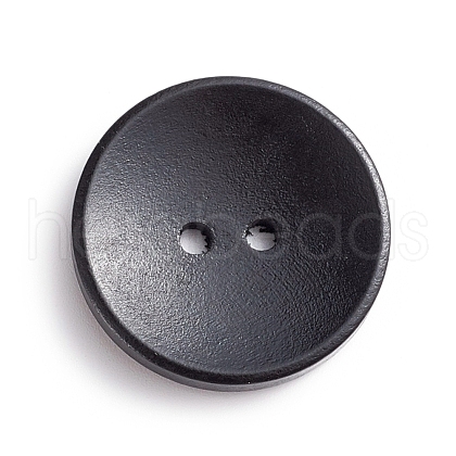 Natural Wooden Buttons BUTT-WH0015-04B-25mm-1