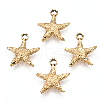 Ion Plating(IP) 304 Stainless Steel Pendants X-STAS-I197-012G-1