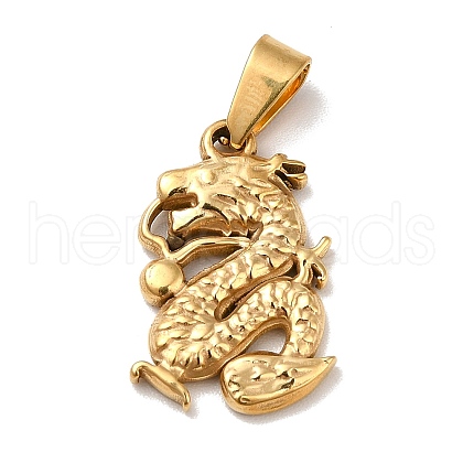 PVD Vacuum Plating 201 Stainless Steel Pendants STAS-P314-30G-1