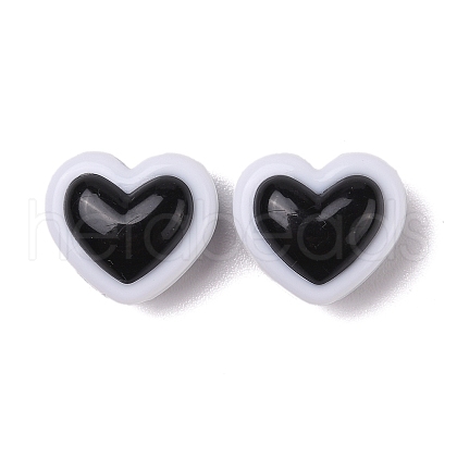Two-tone Acrylic Beads OACR-U003-06-1