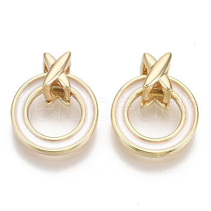 Brass Enamel Charms KK-S356-085A-NF-1