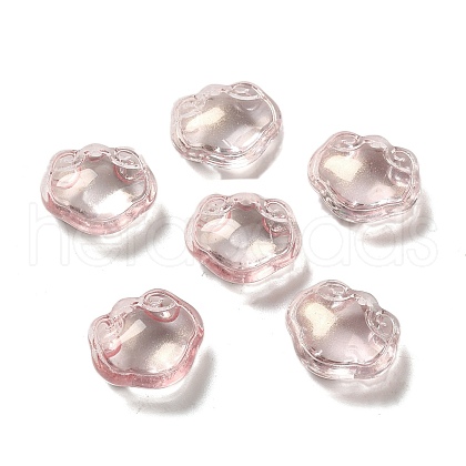 Transparent Glass Pendants GLAA-D025-08C-1