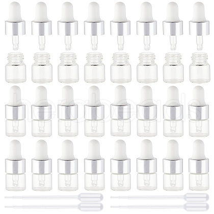 1ml Glass Dropper Bottles MRMJ-AR0001-01-1
