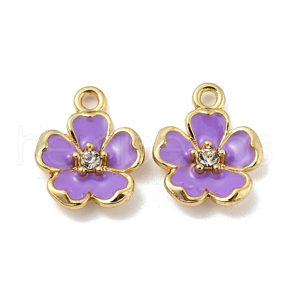 Alloy Enamel Pendants ENAM-D063-01G-06-1