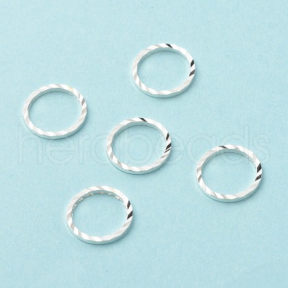 Brass Linking Rings KK-F831-018C-S-RS-1
